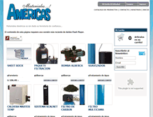 Tablet Screenshot of materialesamericas.com